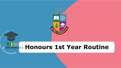 Honours 1st Year Exam Routine
