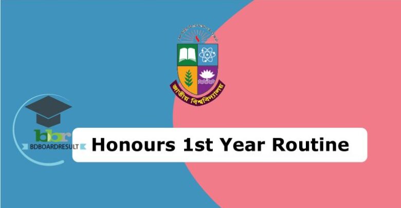 Honours 1st Year Exam Routine